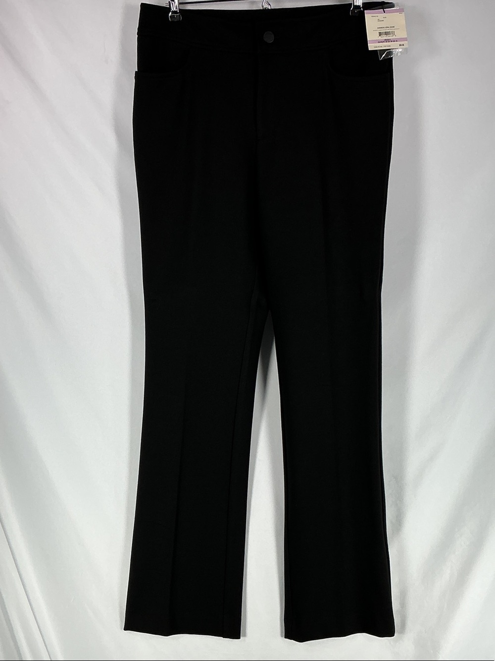 Anne Klein Black Straight-Leg Trousers 6